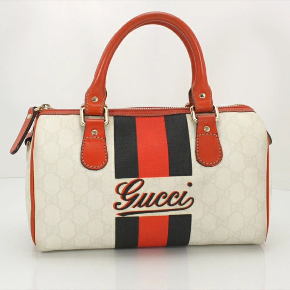 Gucci Plus Bag GG Boston Handbag Black